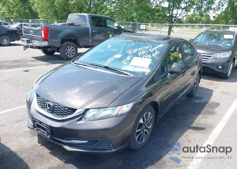 2013 Honda Civic Ex z USA, uszkodzony, nr VIN 19XFB2F82DE270325